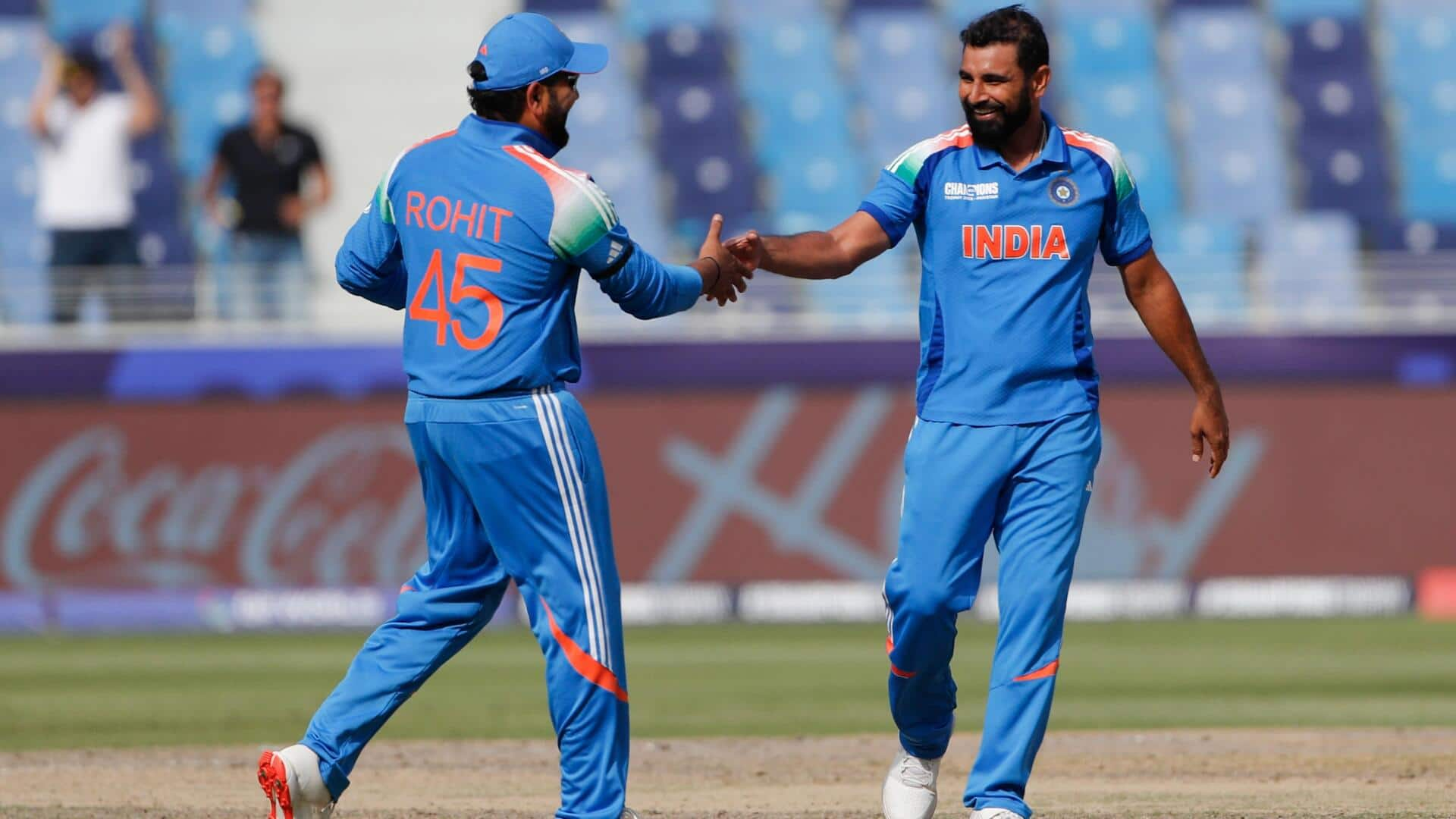 Champions Trophy: Mohammed Shami's three-fer helps India restrict Australia (264)