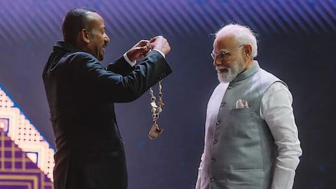 'This belongs to countless Indians': Modi conferred Ethiopia's highest award 
