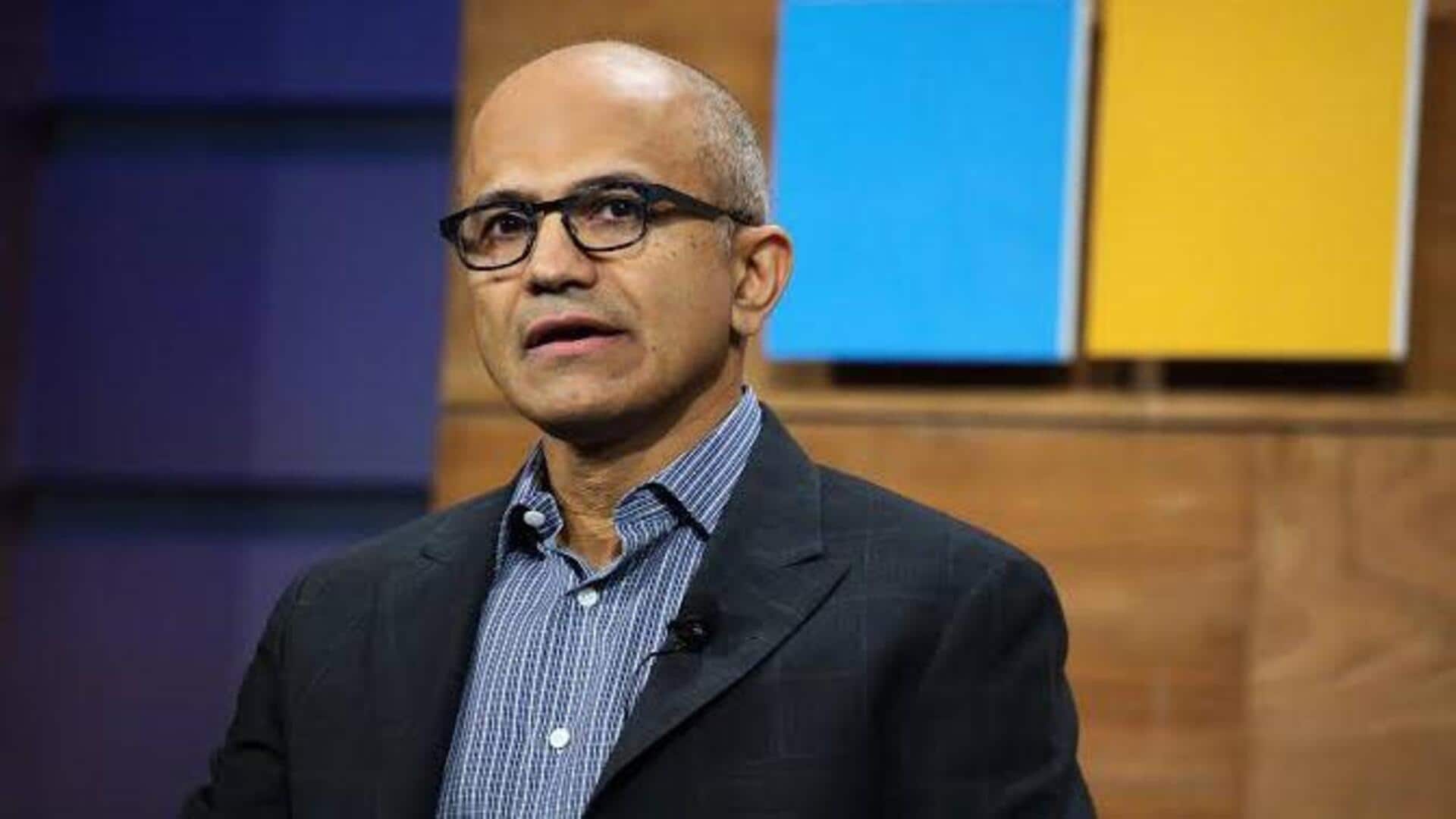 Microsoft CEO calls for 'emergency brake' on AI development