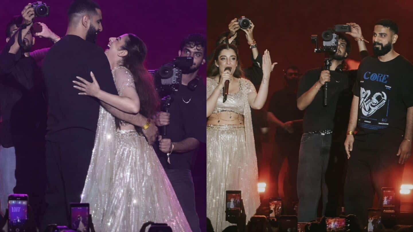 Jasmine Sandlas announces engagement during Delhi concert