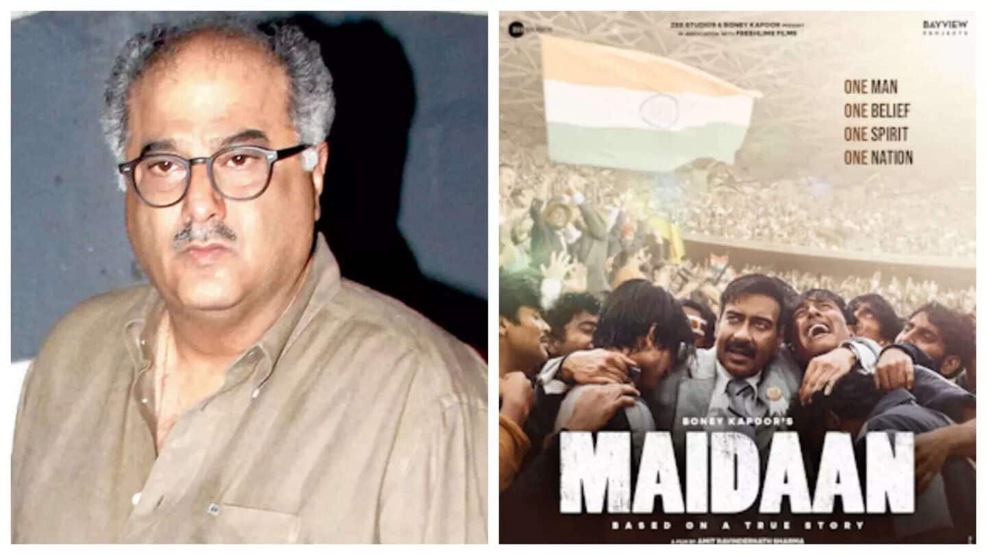 Boney Kapoor recalls spending over ₹200cr on box-office flop 'Maidaan' Boney Kapoor recalls spending over ₹200cr on box-office flop 'Maidaan'