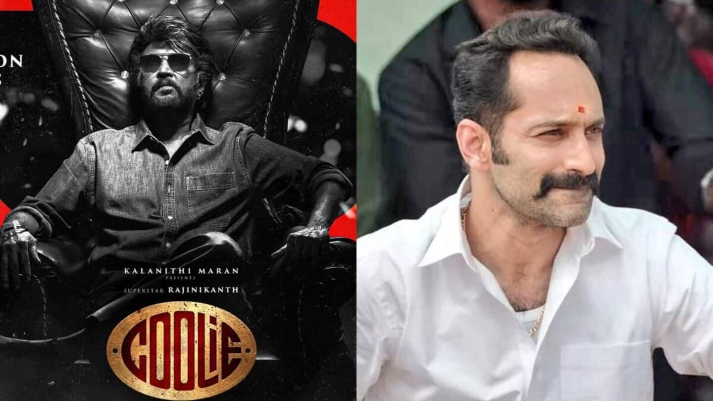 Why Fahadh Faasil rejected Rajinikanth-Lokesh's 'Coolie' Why Fahadh Faasil rejected Rajinikanth-Lokesh's 'Coolie'