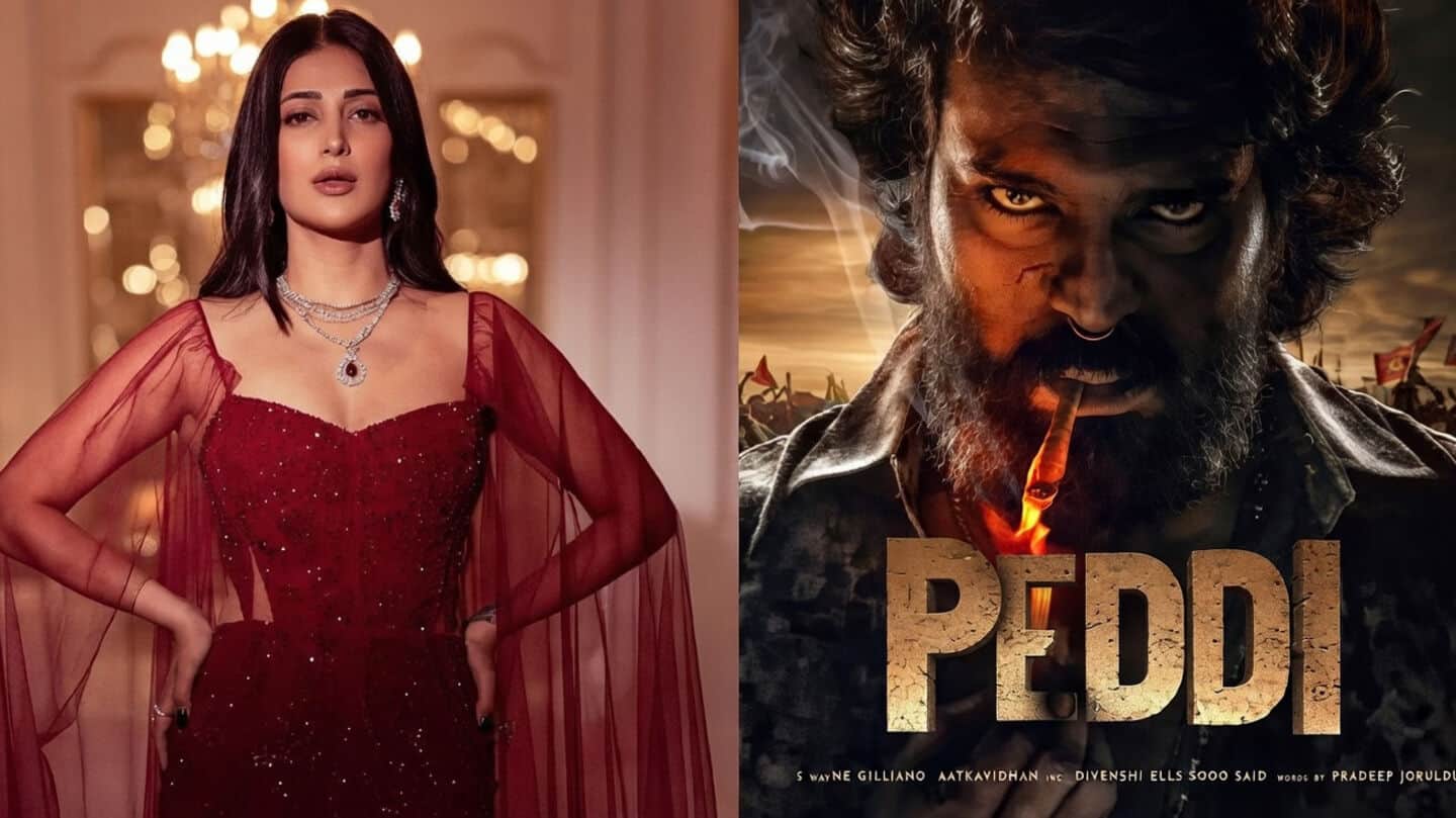 'Peddi': Shruti Haasan's dance number likely to wrap by April-end
