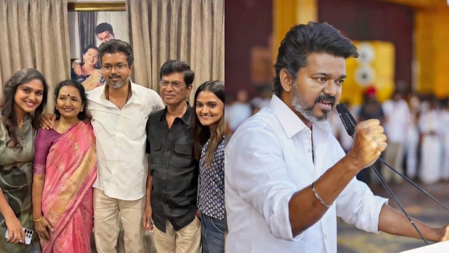 Vijay's cousins hail his journey from superstar to CM