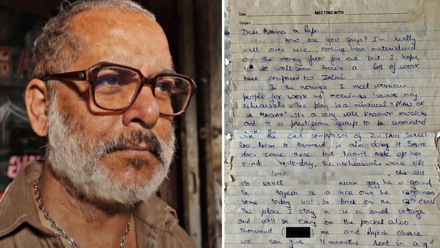 Gaurav Gera recalls early struggles, shares 1998 letter to parents