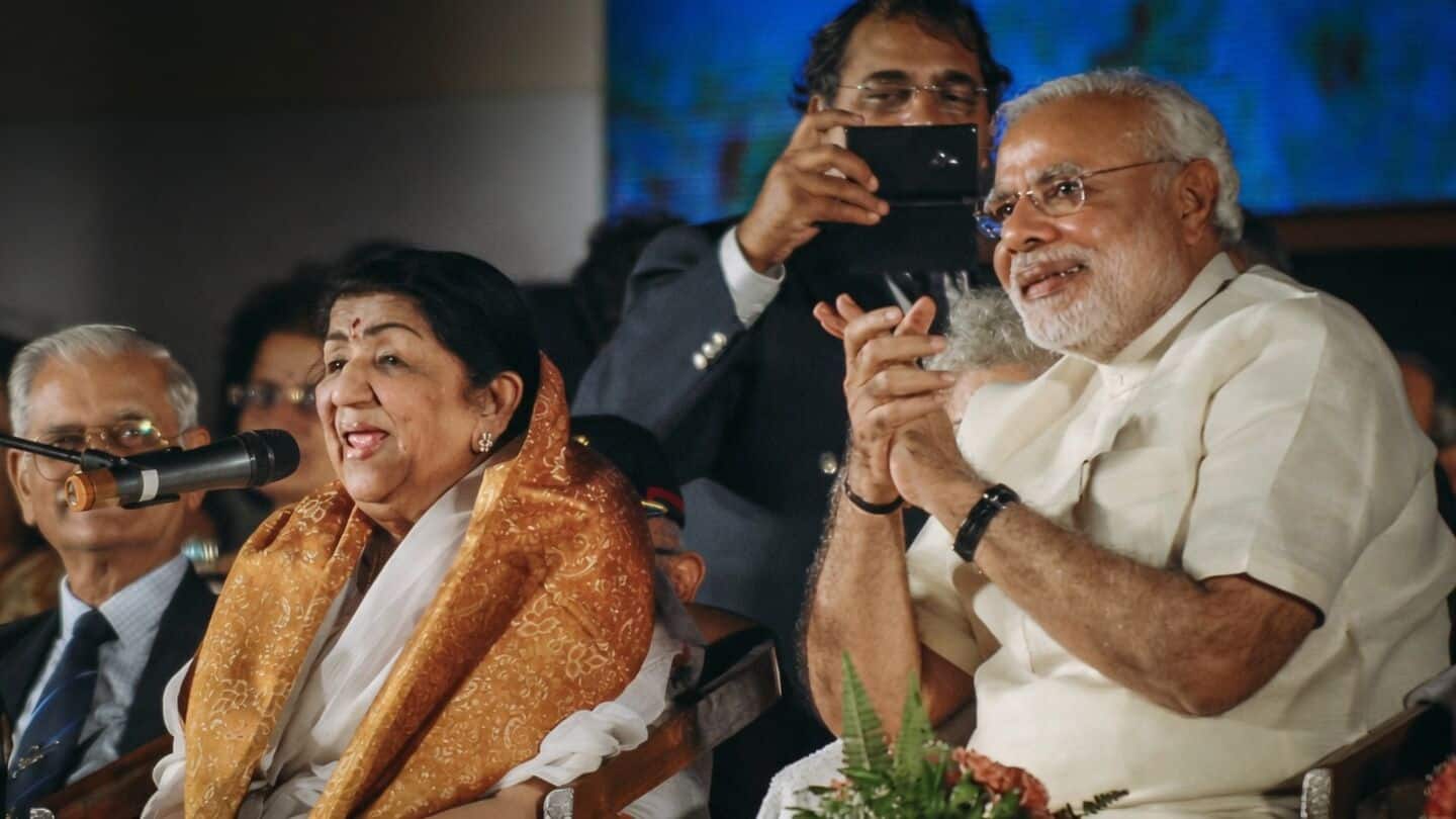 PM Modi honors Lata Mangeshkar on her birth anniversary