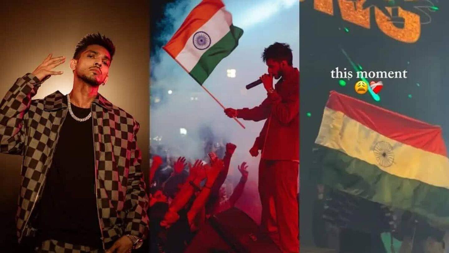 Who is Talha Anjum, Pakistani singer who waved Indian flag?