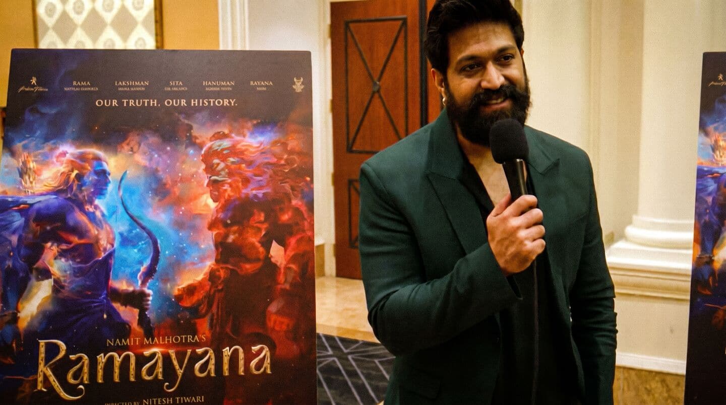 Yash says working on 'Ramayana' is 'demanding' but 'fascinating'