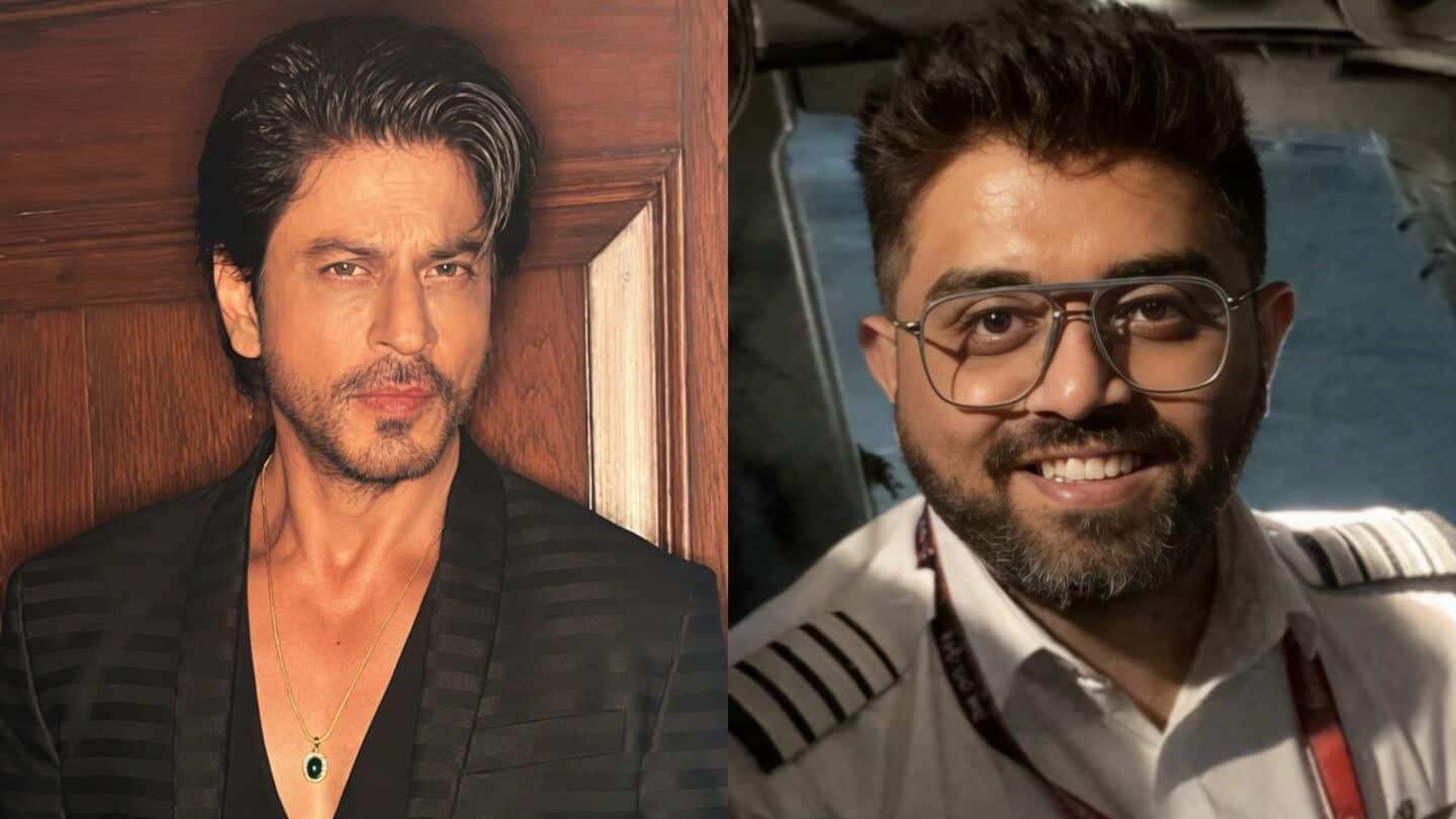 'Country is proud of you': SRK lauds pilot Smit Machchhar