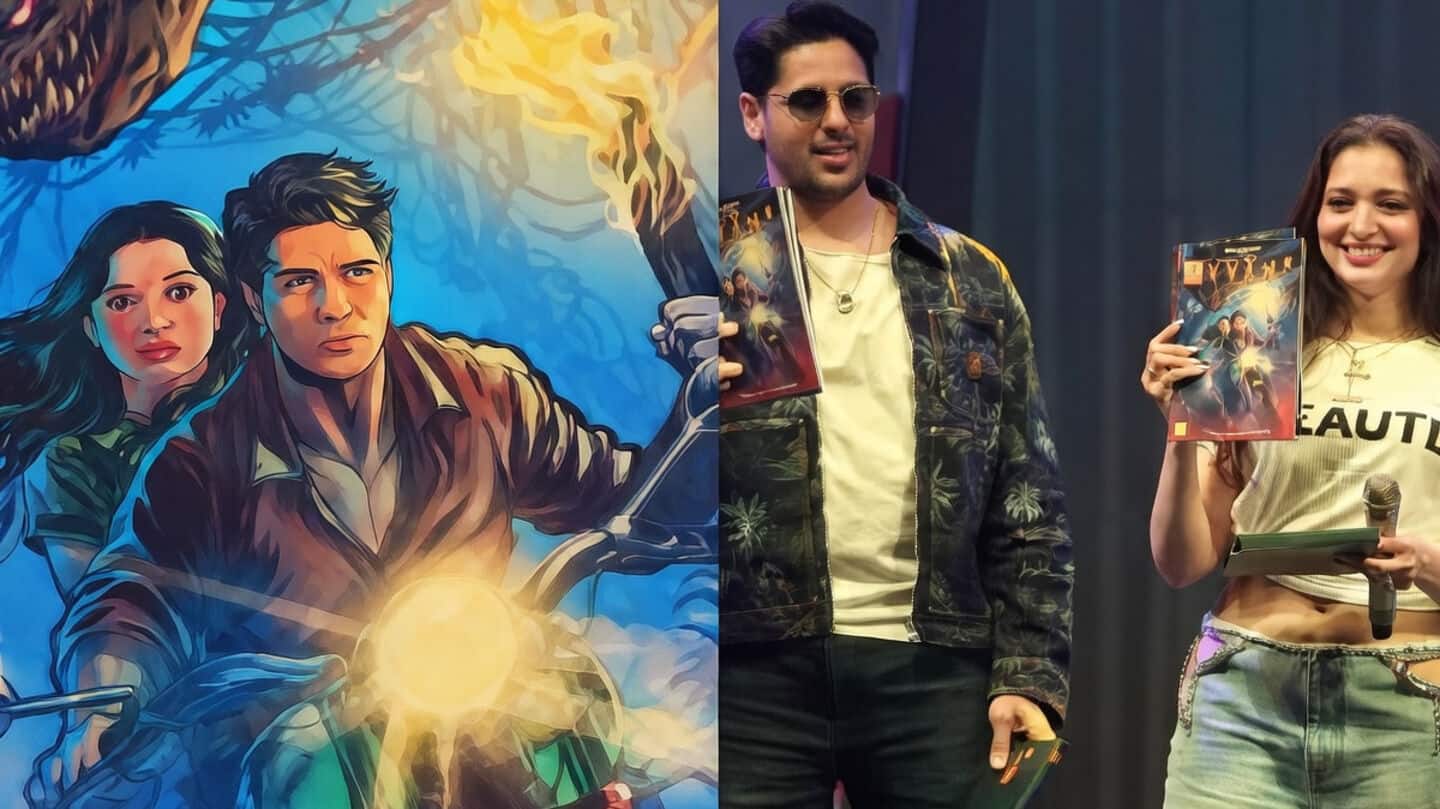 Sidharth-Tamannaah's 'Vvan' gets comic book ahead of release