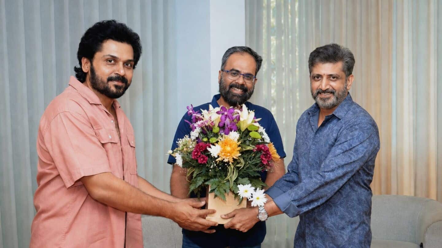 Karthi teams up with director Mohan Raja for new film
