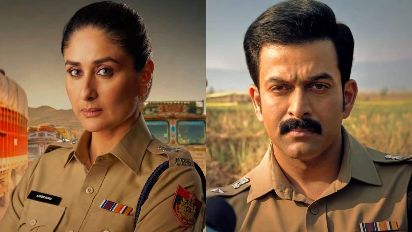 'Daayra' character posters: See Kareena and Prithviraj's gritty cop avatars
