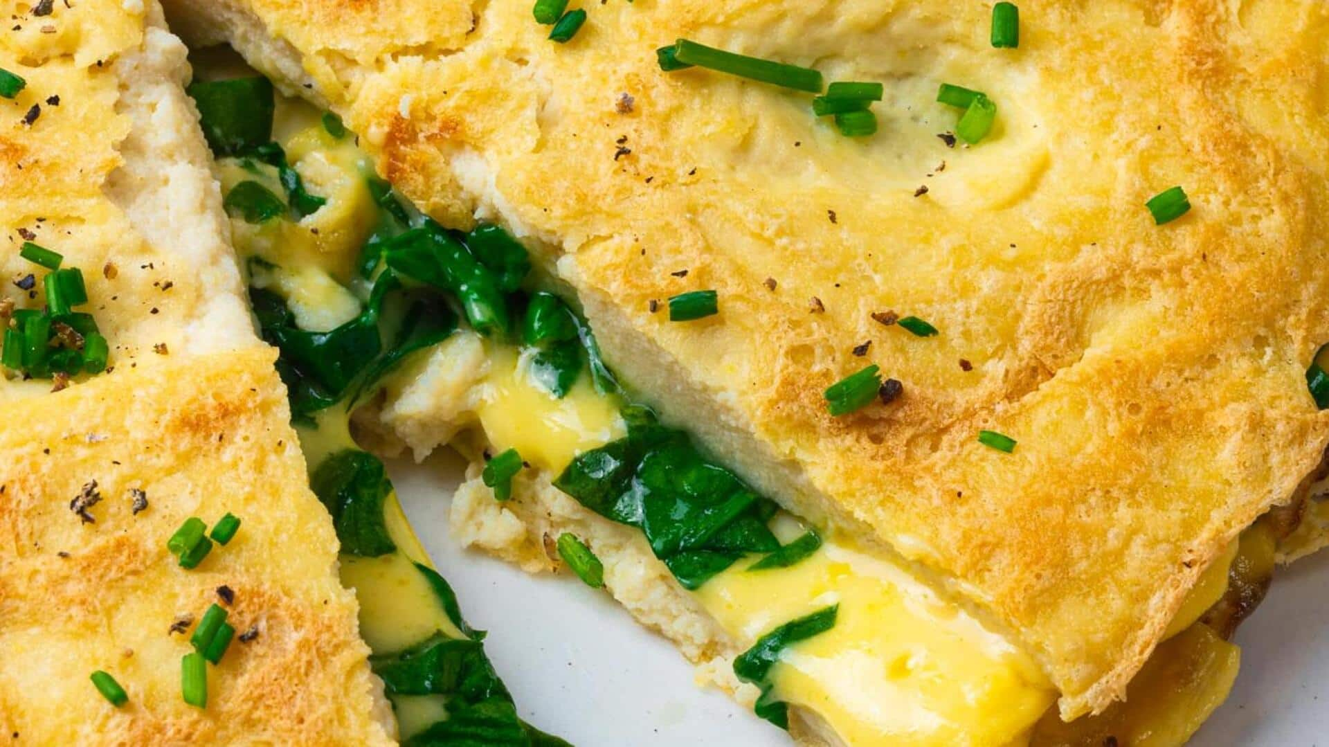 How to whip up the perfect iron-rich spinach vegan omelette