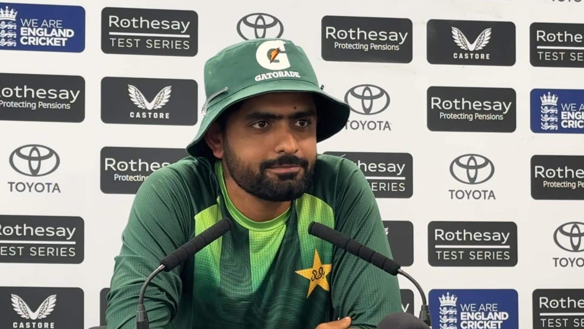 Babar Azam declared fit to play in 2nd England Test