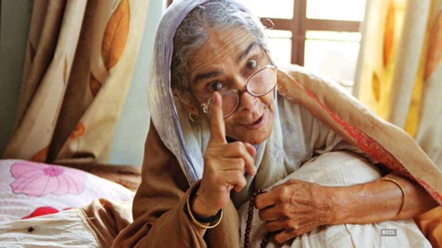 Sikri worked in dozens of films across industries Sikri worked in dozens of films across industries