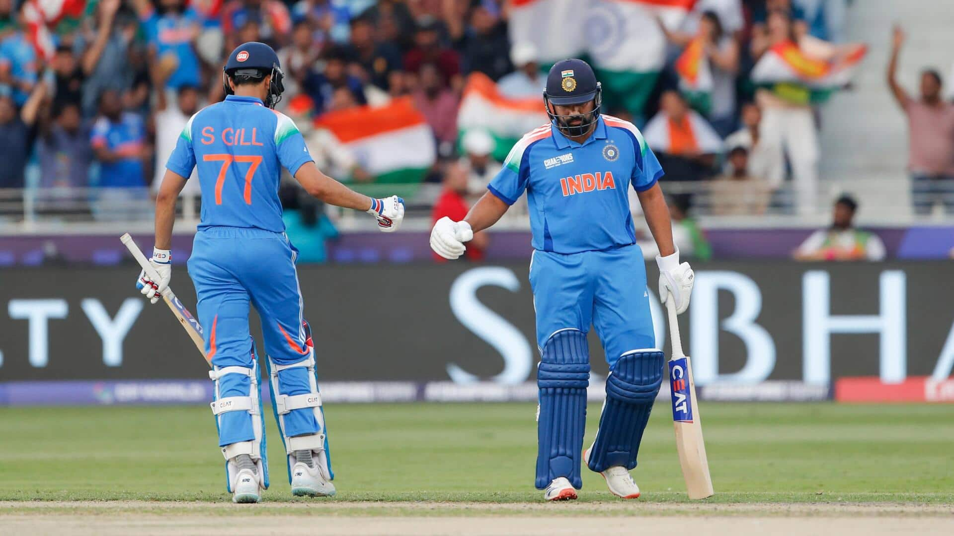 Rohit Sharma surpasses Chris Gayle (sixes at ICC ODI events)