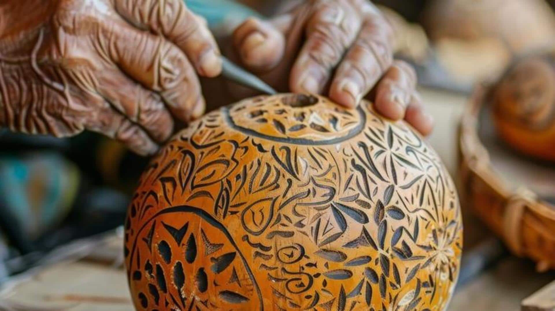 The lustrous art of African gourd carving