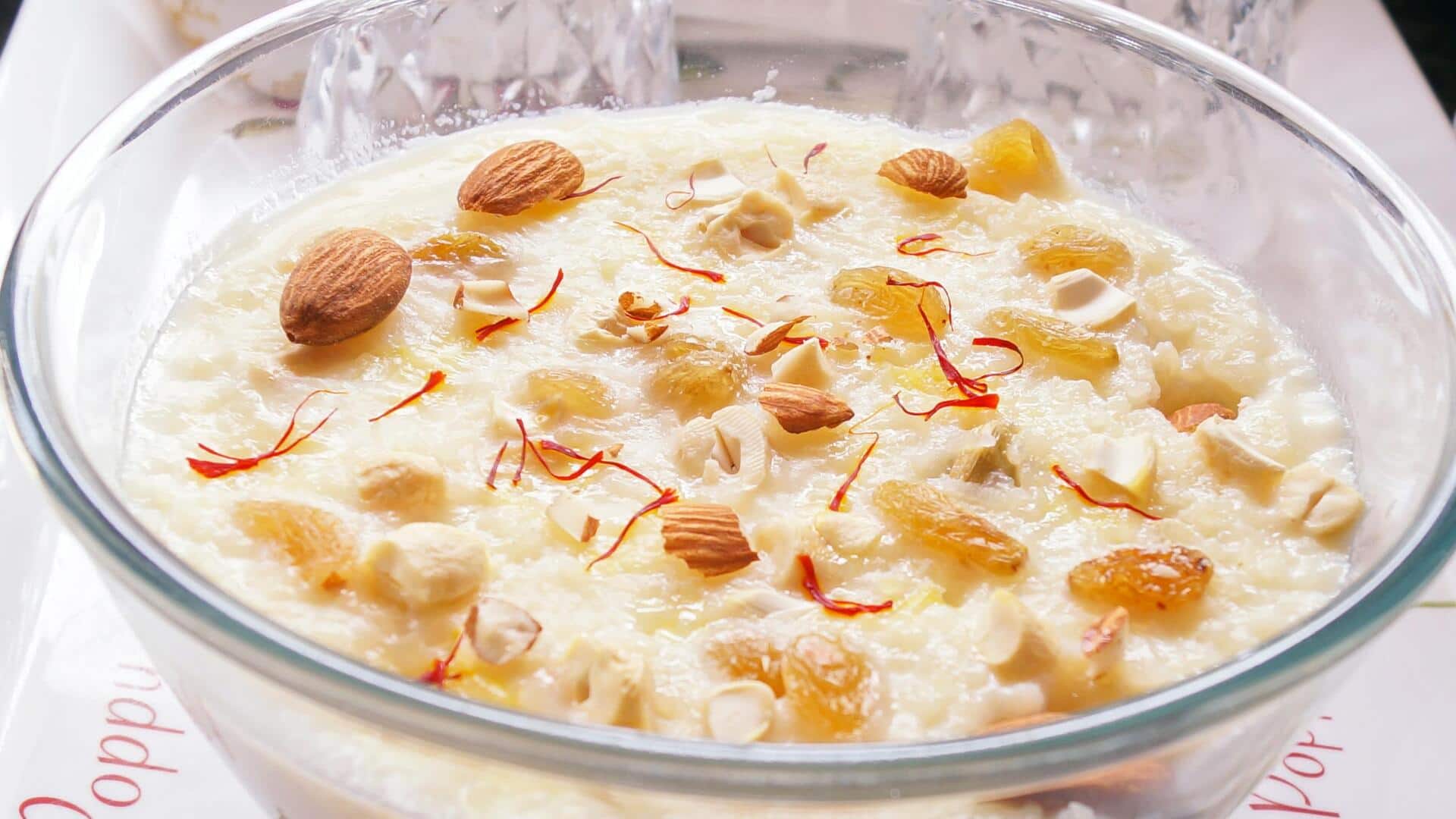 Kheer's journey: From royal table to festive delight Kheer's journey: From royal table to festive delight