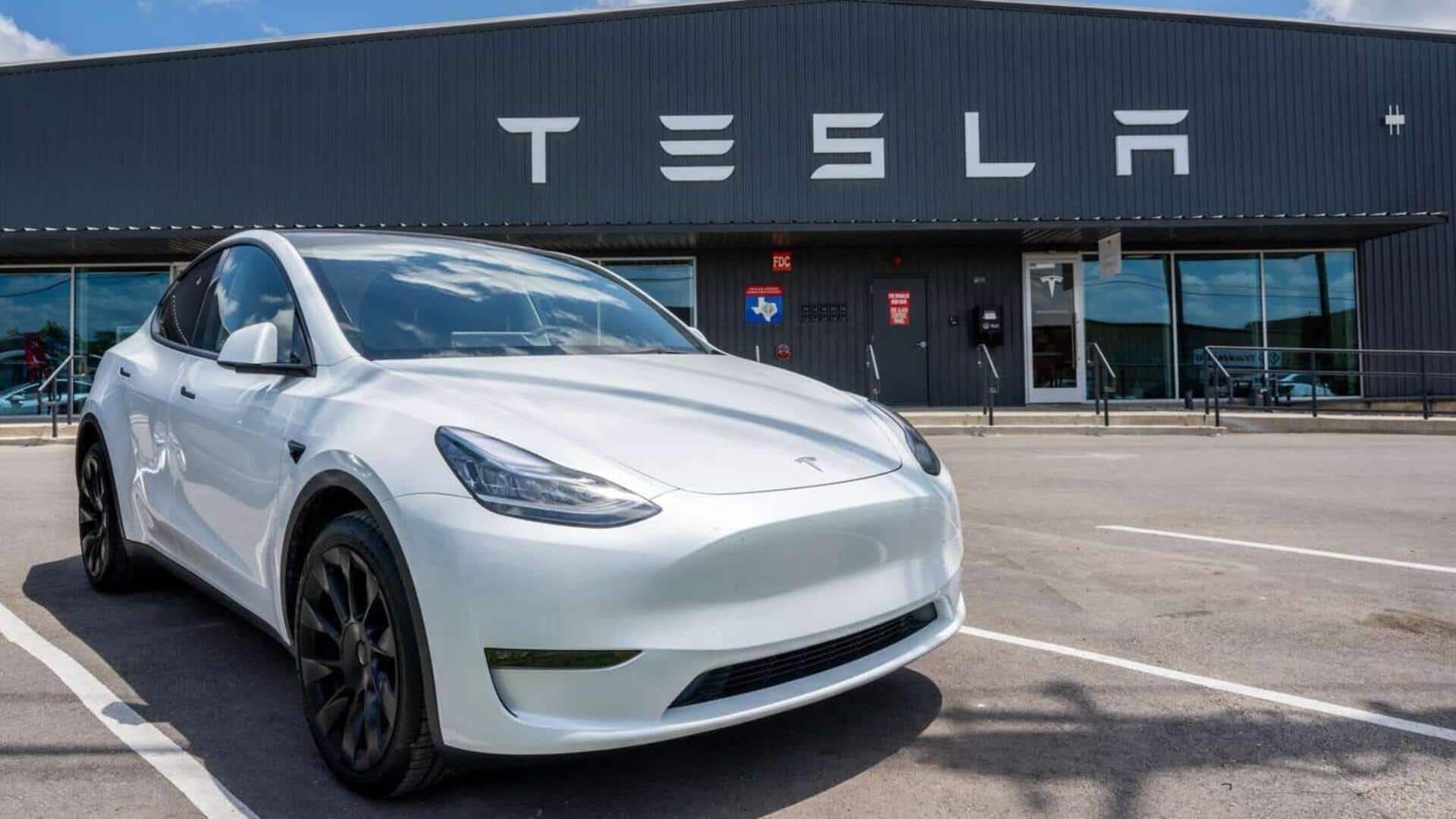 Tesla's annual revenue falls for first time ever