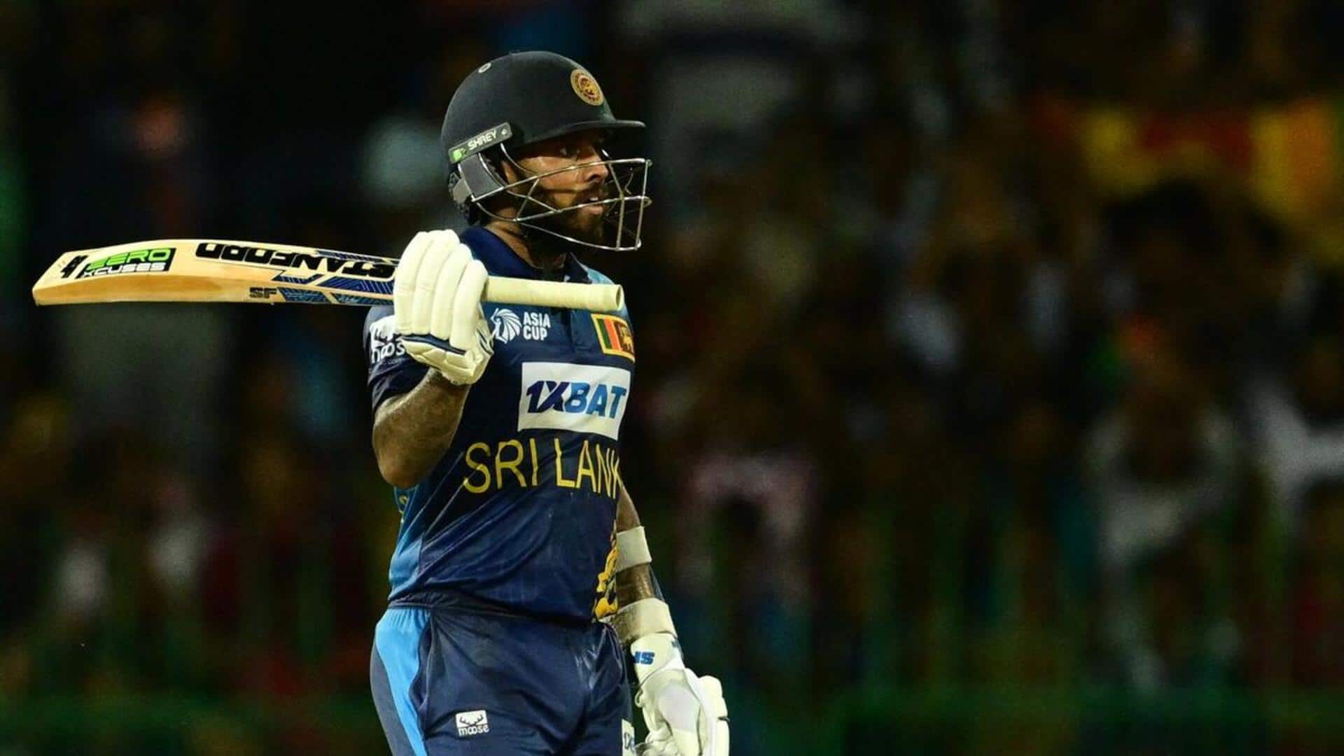 Kusal Mendis becomes second Sri Lankan with 100 T20I caps 
