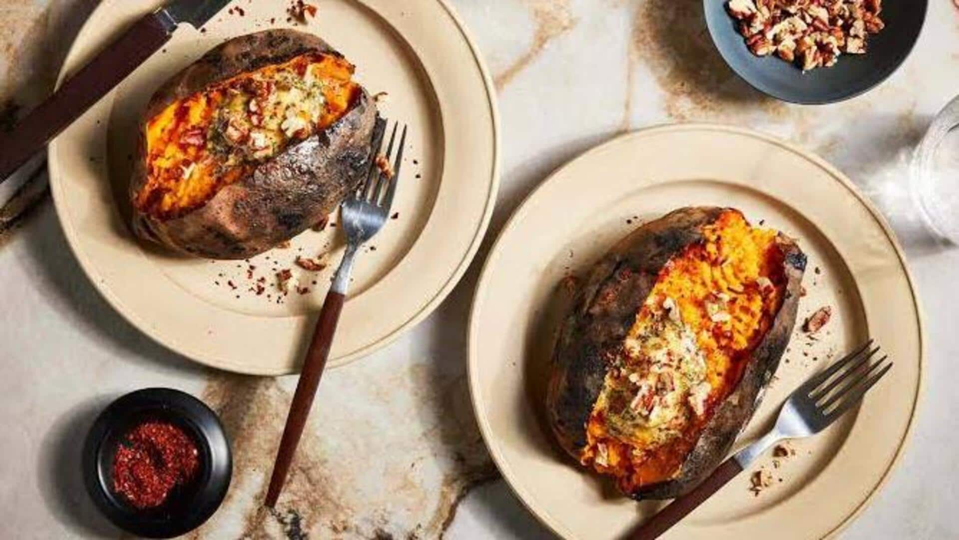 Charcoal-roasted yams: A flavorful dish from Africa