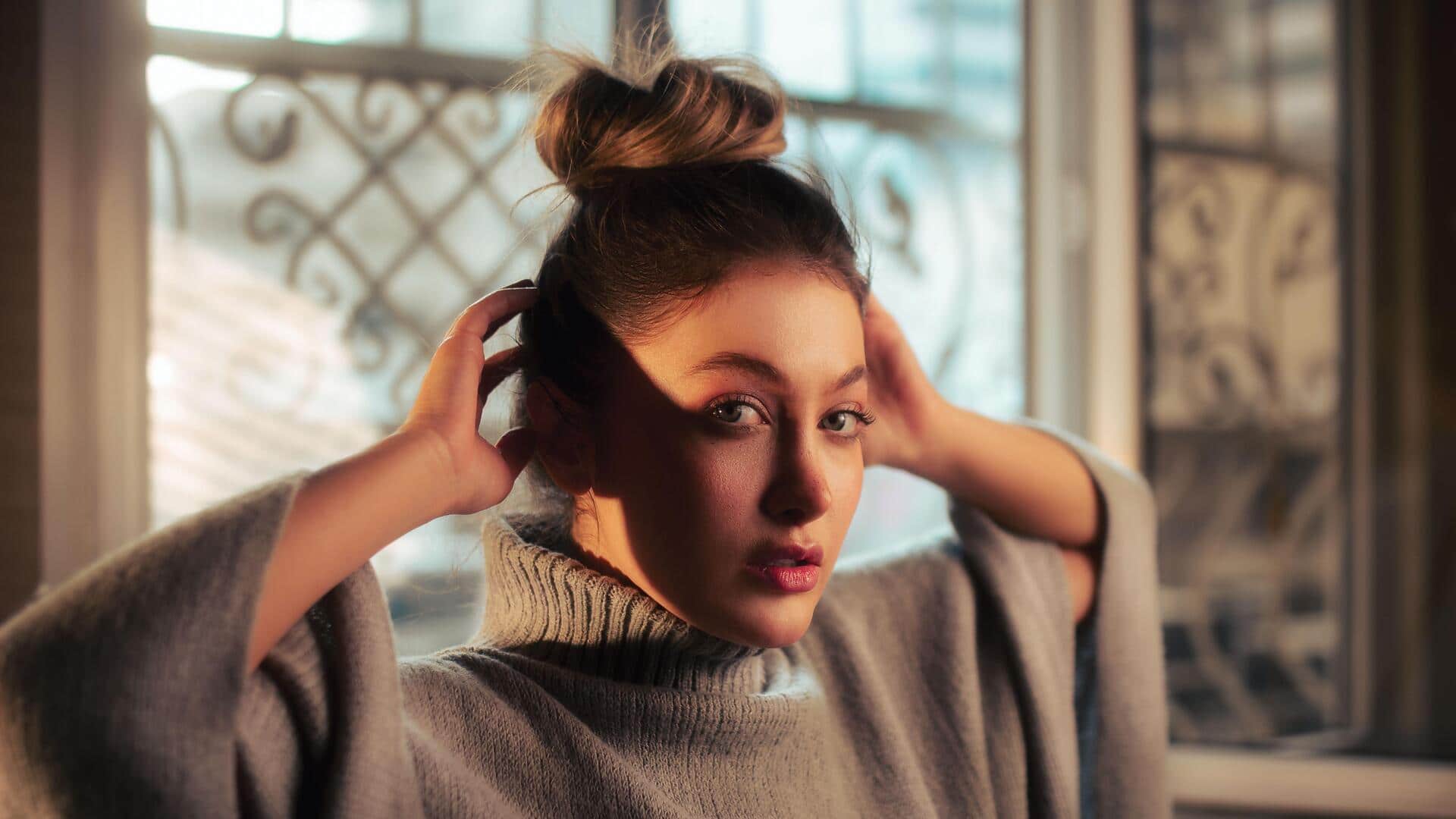 Want a quick updo? Try a top knot
