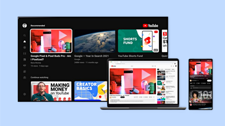 YouTube gets revamped design, pinch-to-zoom, ambient mode, and more features