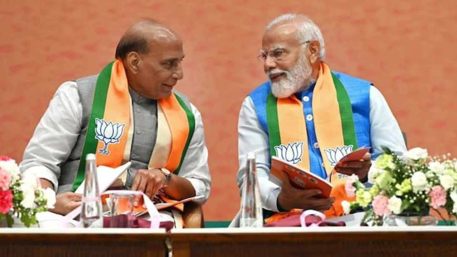 Ahead of Parliament session, NDA ministers' meeting at Rajnath's home