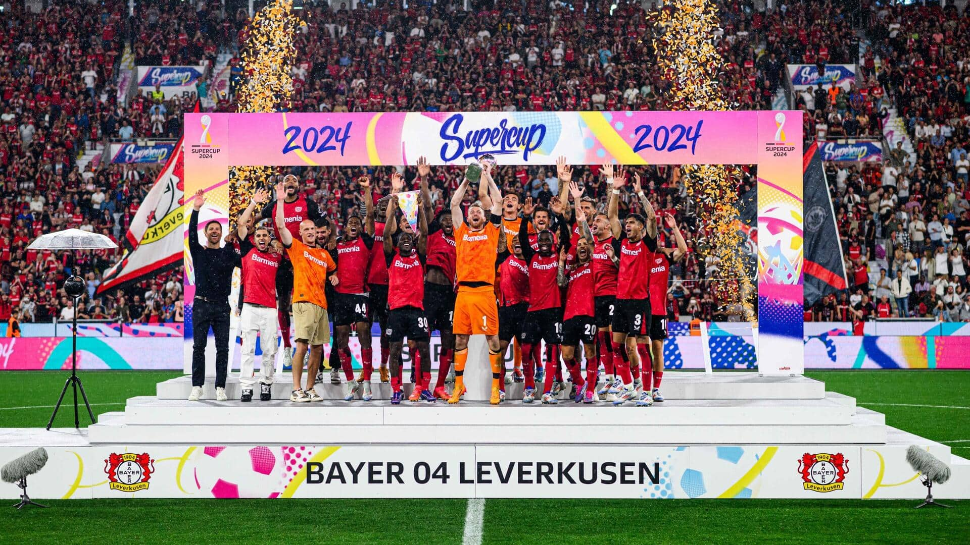 Bayer Leverkusen beat Stuttgart on penalties, win 2024 DFL-Supercup: Stats