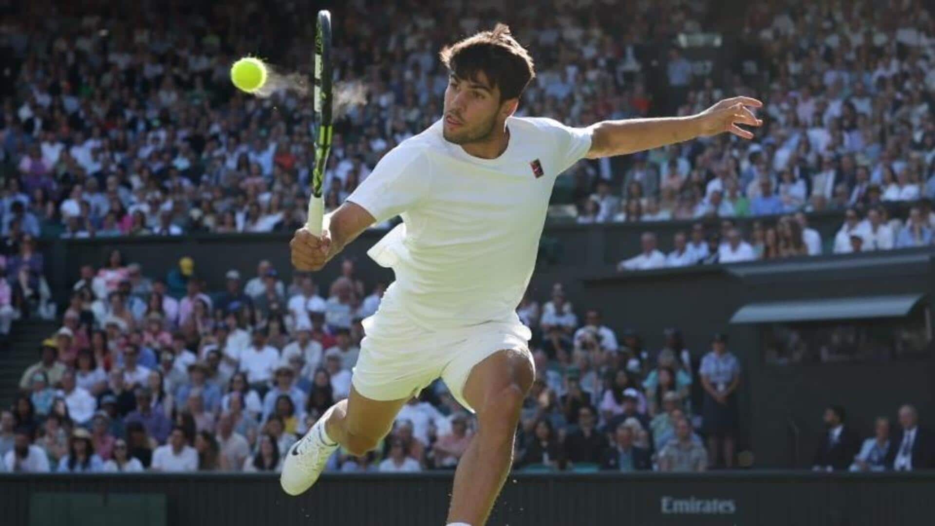 Defending champion Carlos Alcaraz reaches third successive Wimbledon semi-final: Stats Defending champion Carlos Alcaraz reaches third successive Wimbledon semi-final: Stats