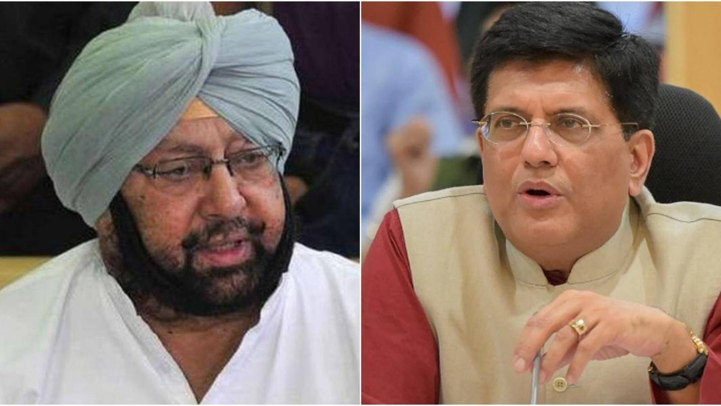 Piyush Goyal asks Punjab CM to implement e-payment of MSP
