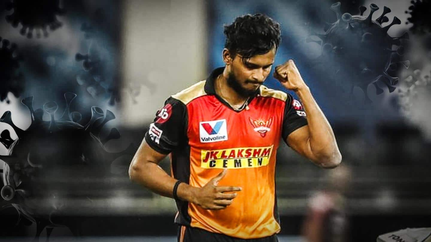 Natarajan tests COVID-19 positive ahead of DC vs SRH clash