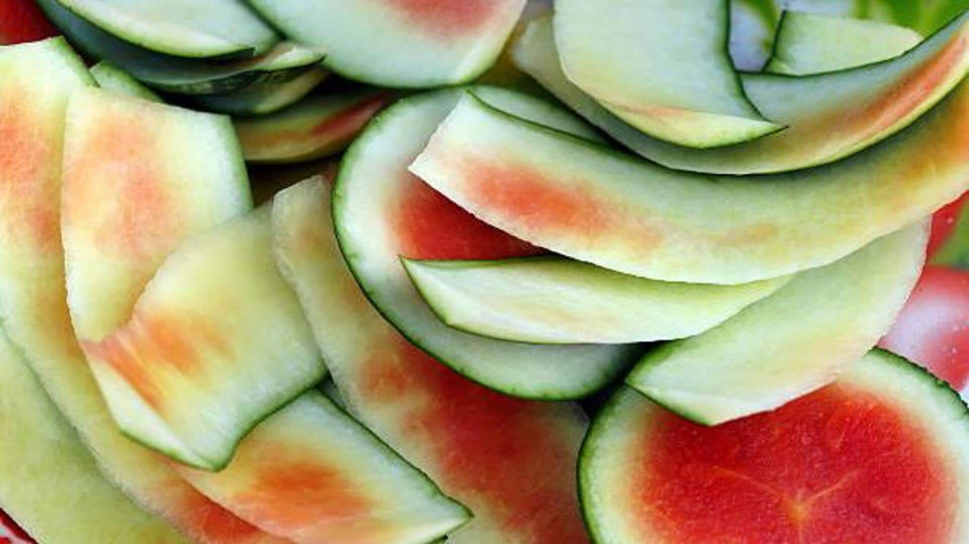 Refreshing recipes with watermelon rind