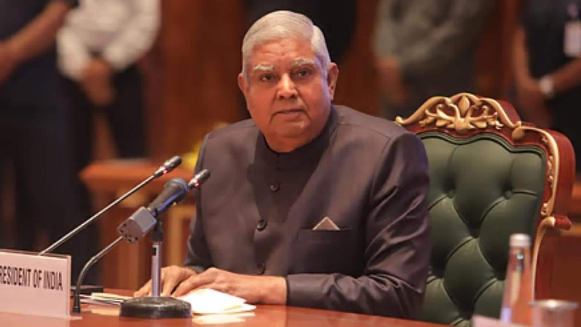 Vice President Dhankhar's resignation shocks Parliament, fuels political speculation Vice President Dhankhar's resignation shocks Parliament, fuels political speculation