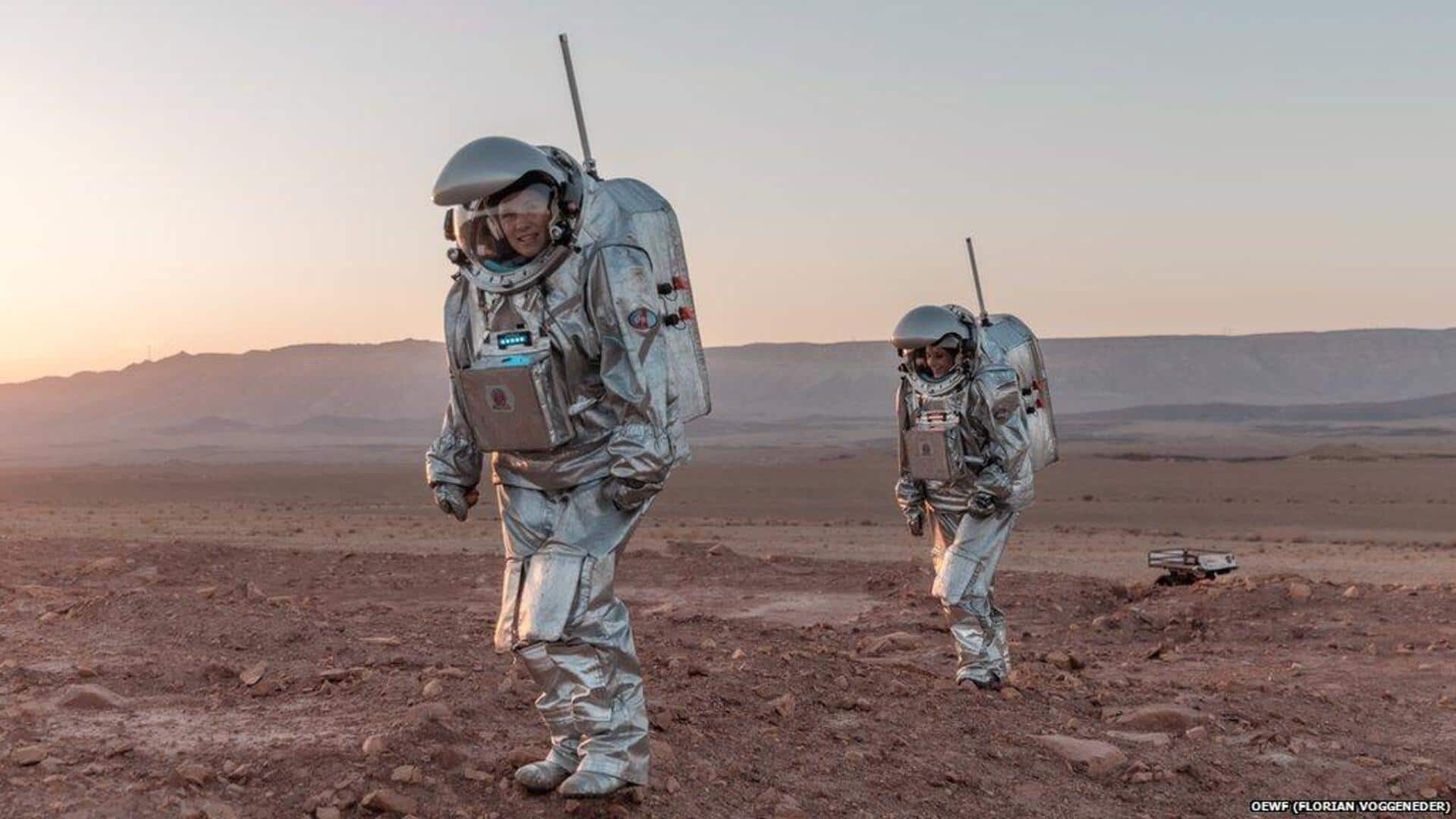 Four analog astronauts begin year-long Mars simulation mission on Earth