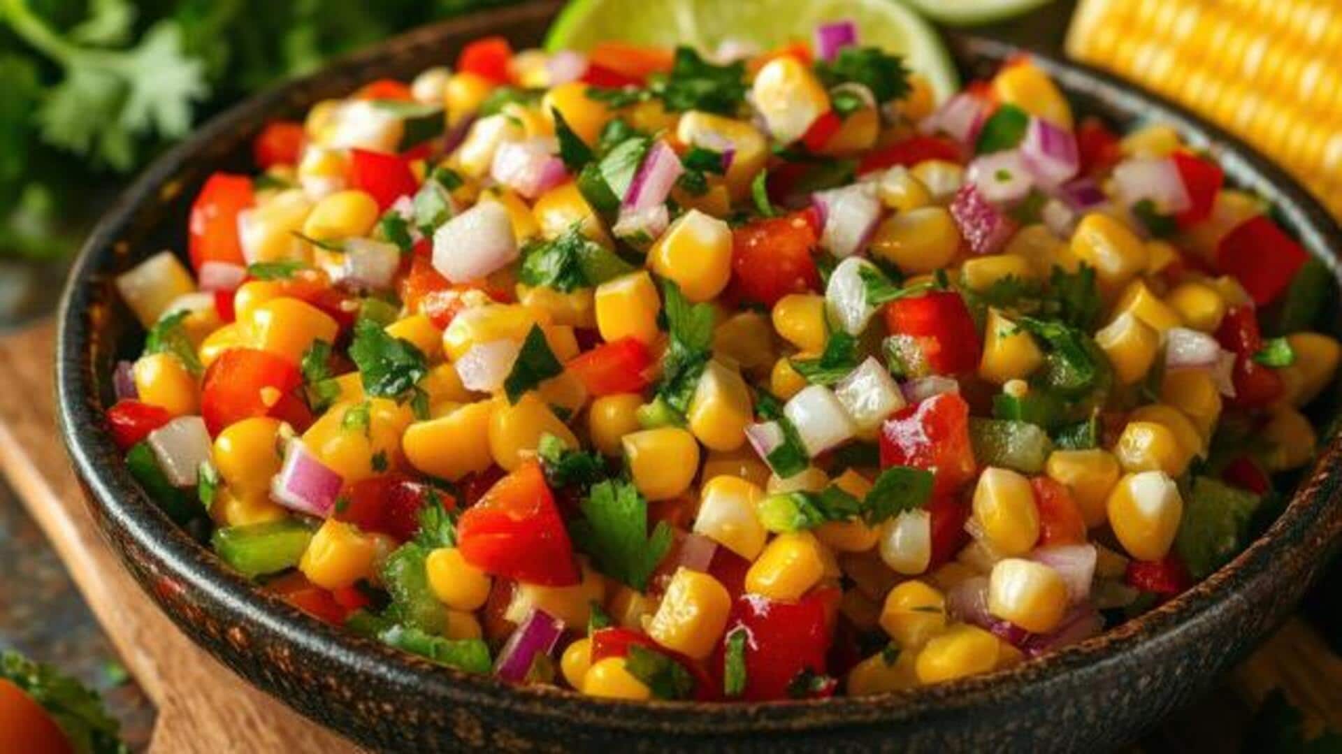 5-minute corn salad for busy mornings