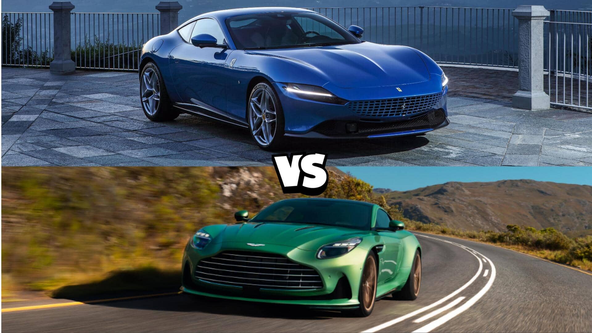 Is Aston Martin DB12 better grand tourer than Ferrari Roma