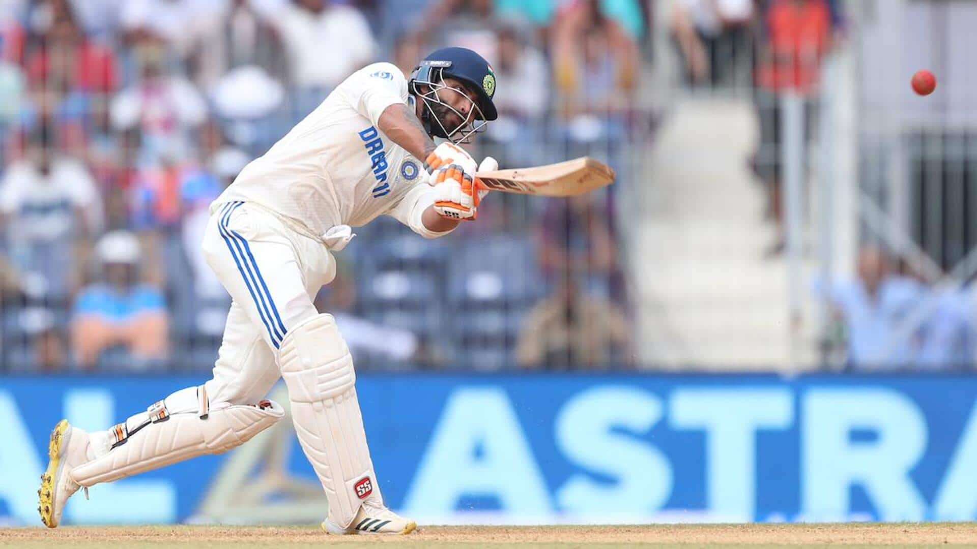 Indian all-rounder Ravindra Jadeja closing in on 5th Test century