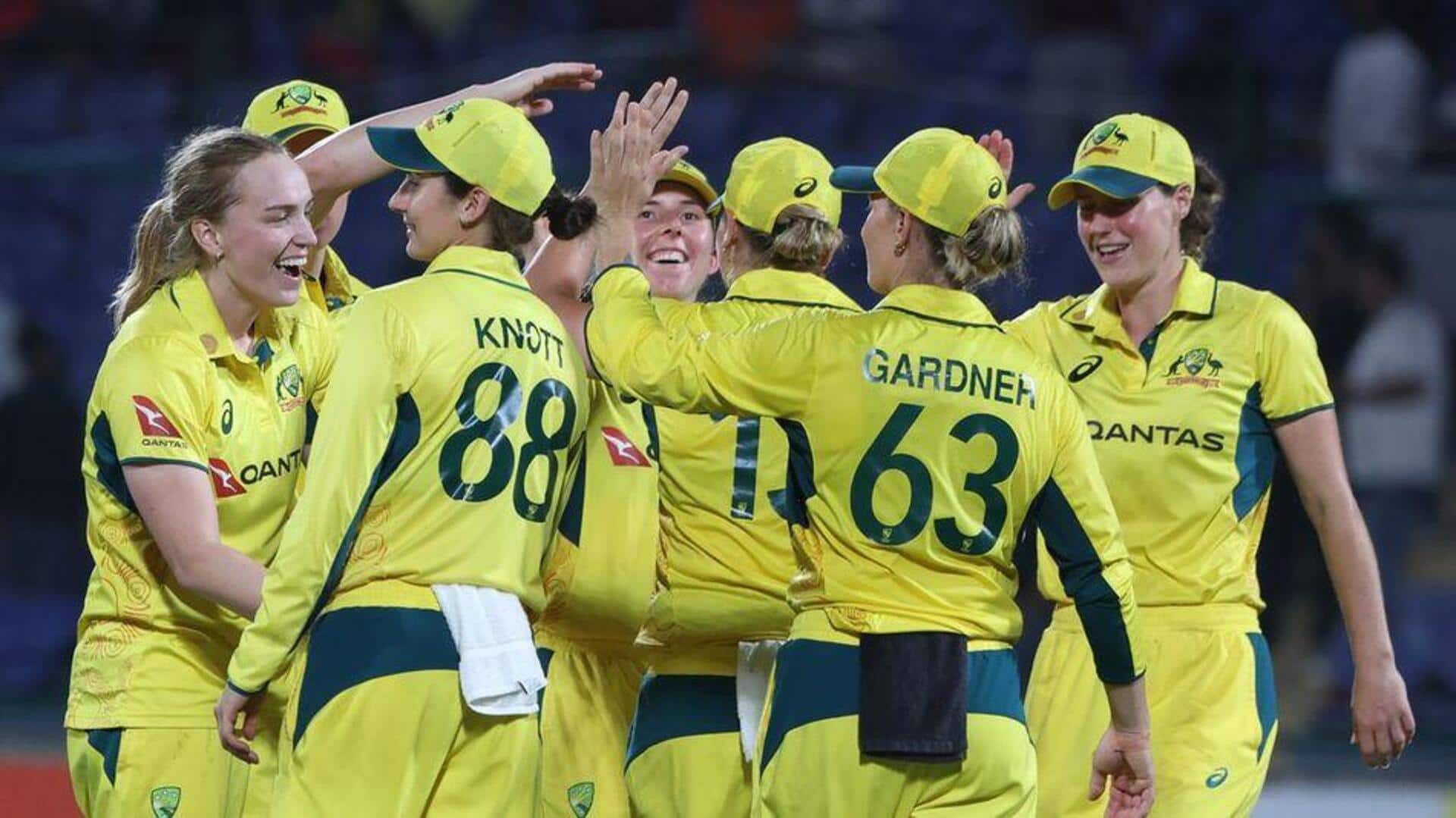 What is Australia's highest total in Women's ODIs? What is Australia's highest total in Women's ODIs?