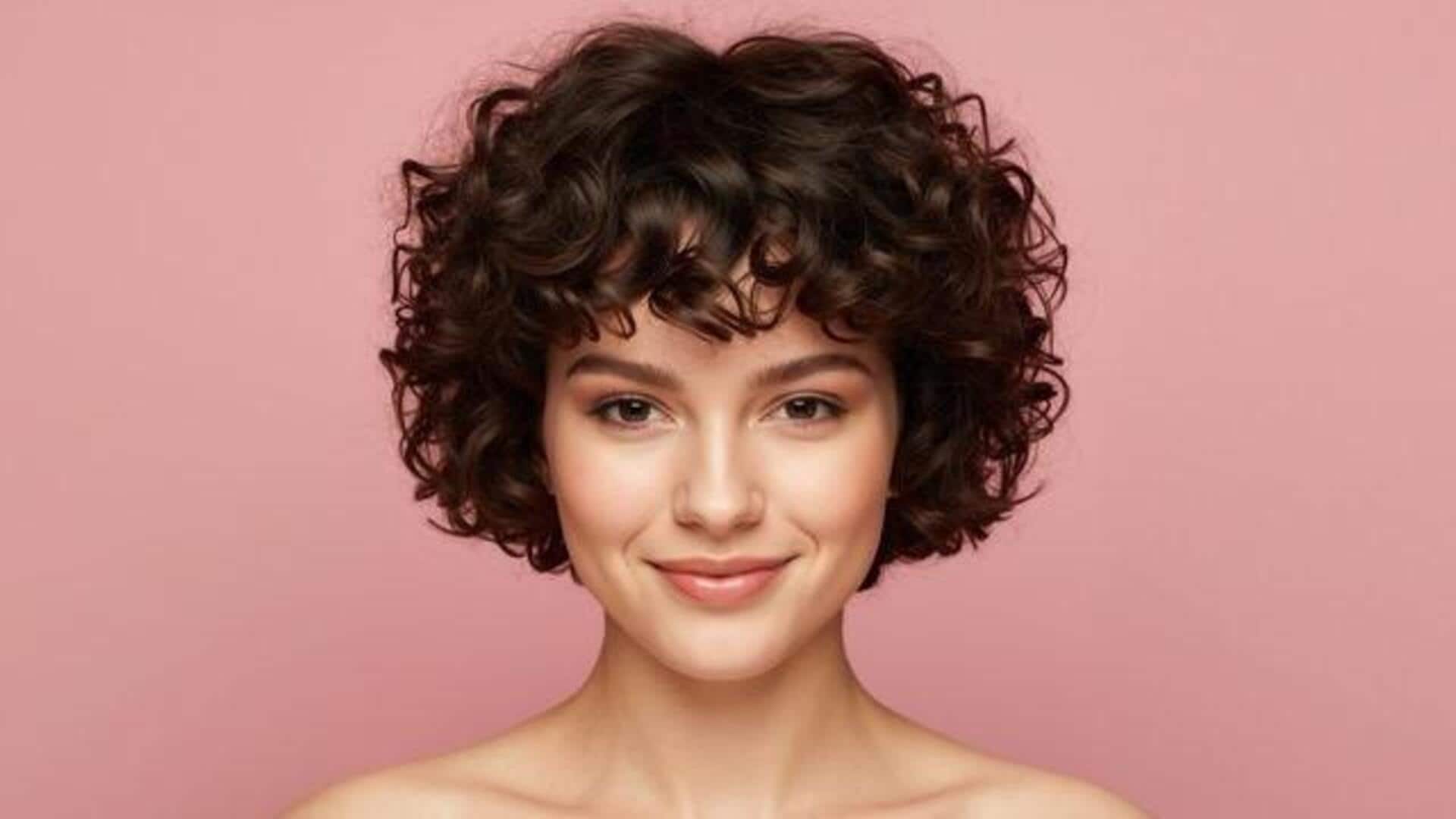 How to style a curly fringe
