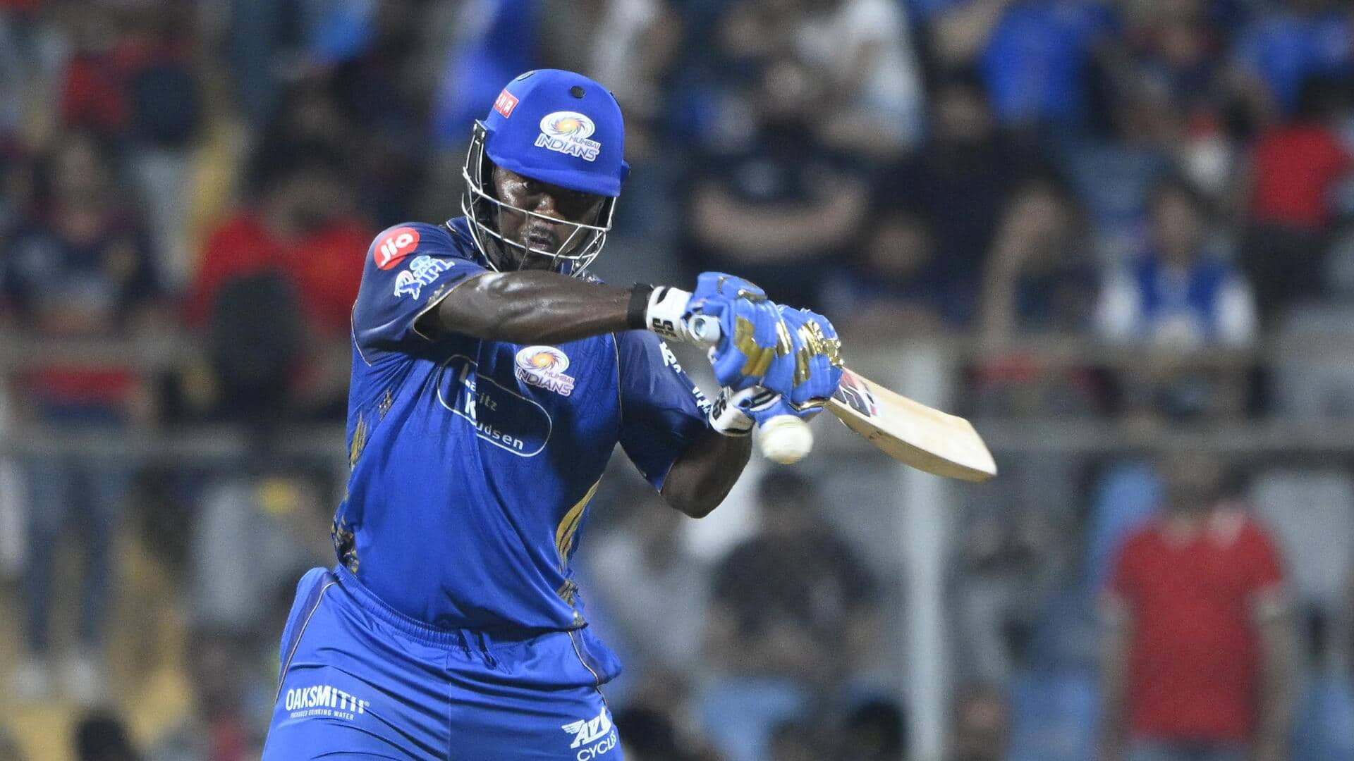 MI's Sherfane Rutherford slams 31-ball 71* against RCB: Key stats