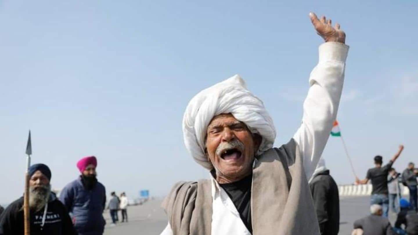 Farmers' protest coincides with Parliament's Monsoon Session Farmers' protest coincides with Parliament's Monsoon Session