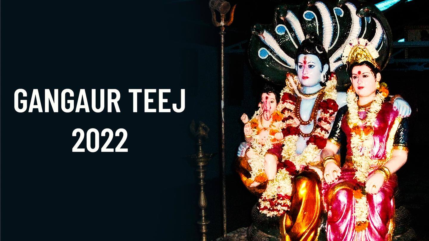Gangaur Teej 2022: History, rituals, and more