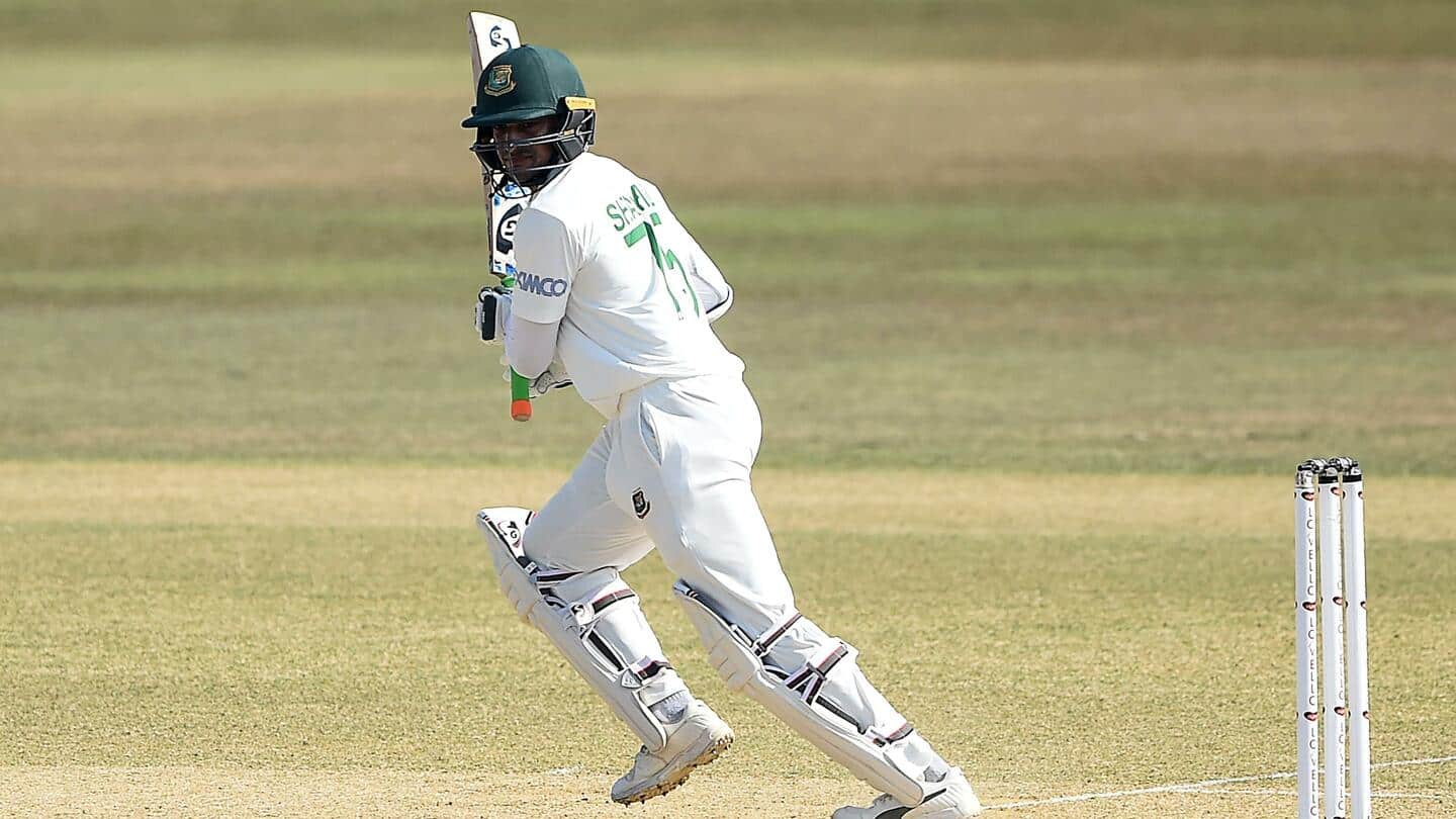 Bangladesh's Shakib Al Hasan clocks his 30th Test fifty: Stats