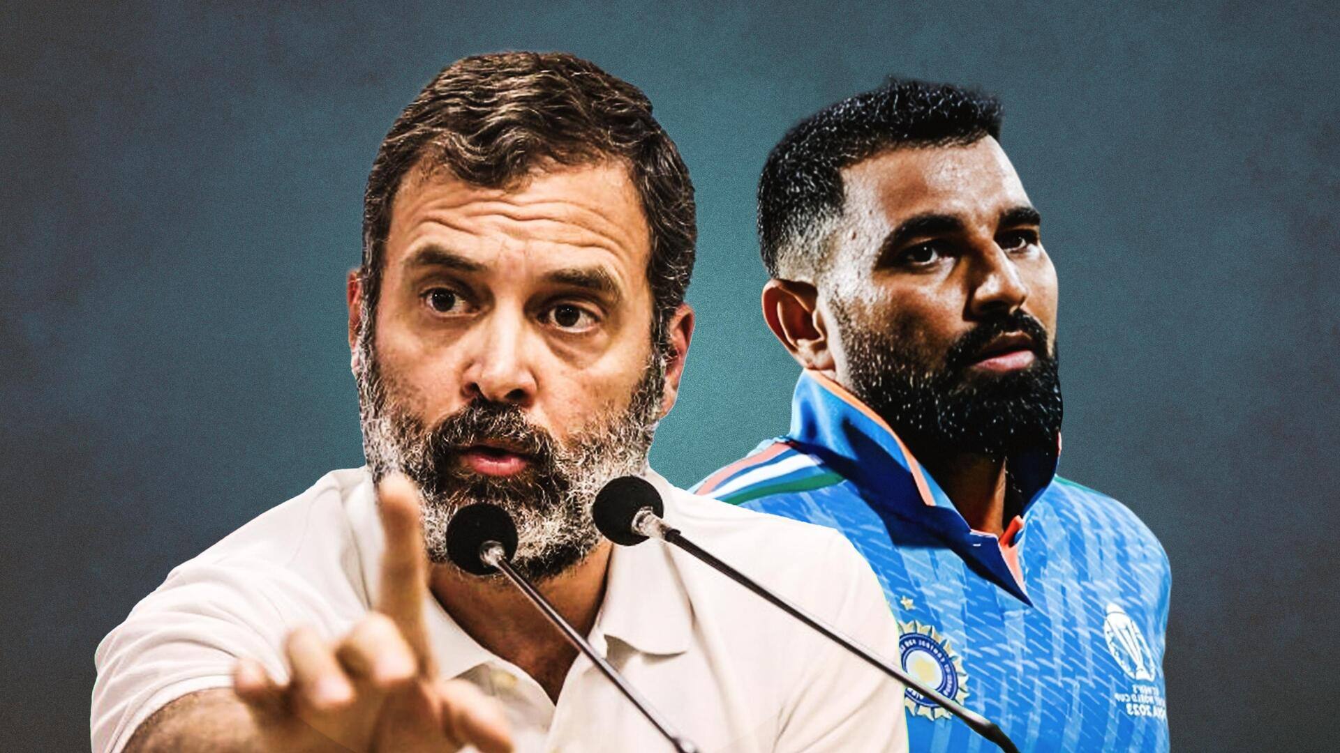 Only RaGa supported Shami: Congress after India's WC semifinal victory