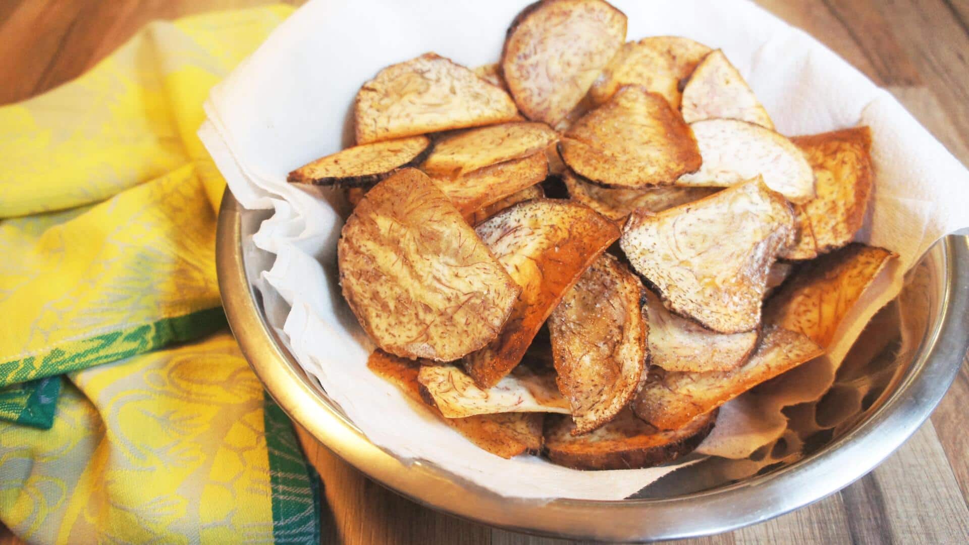 How to make the best taro chips at home