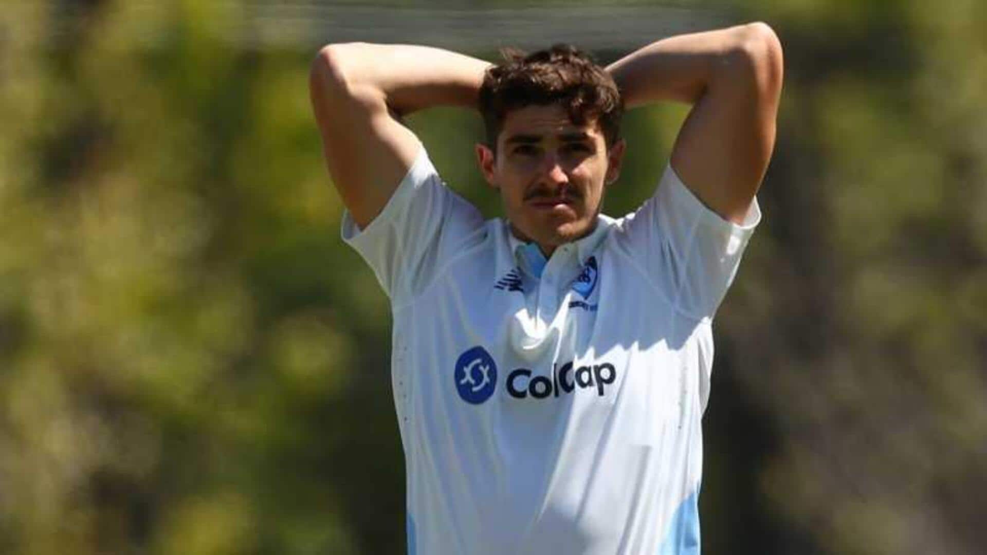 Sean Abbott becomes first player substituted under Sheffield Shield trial Sean Abbott becomes first player substituted under Sheffield Shield trial