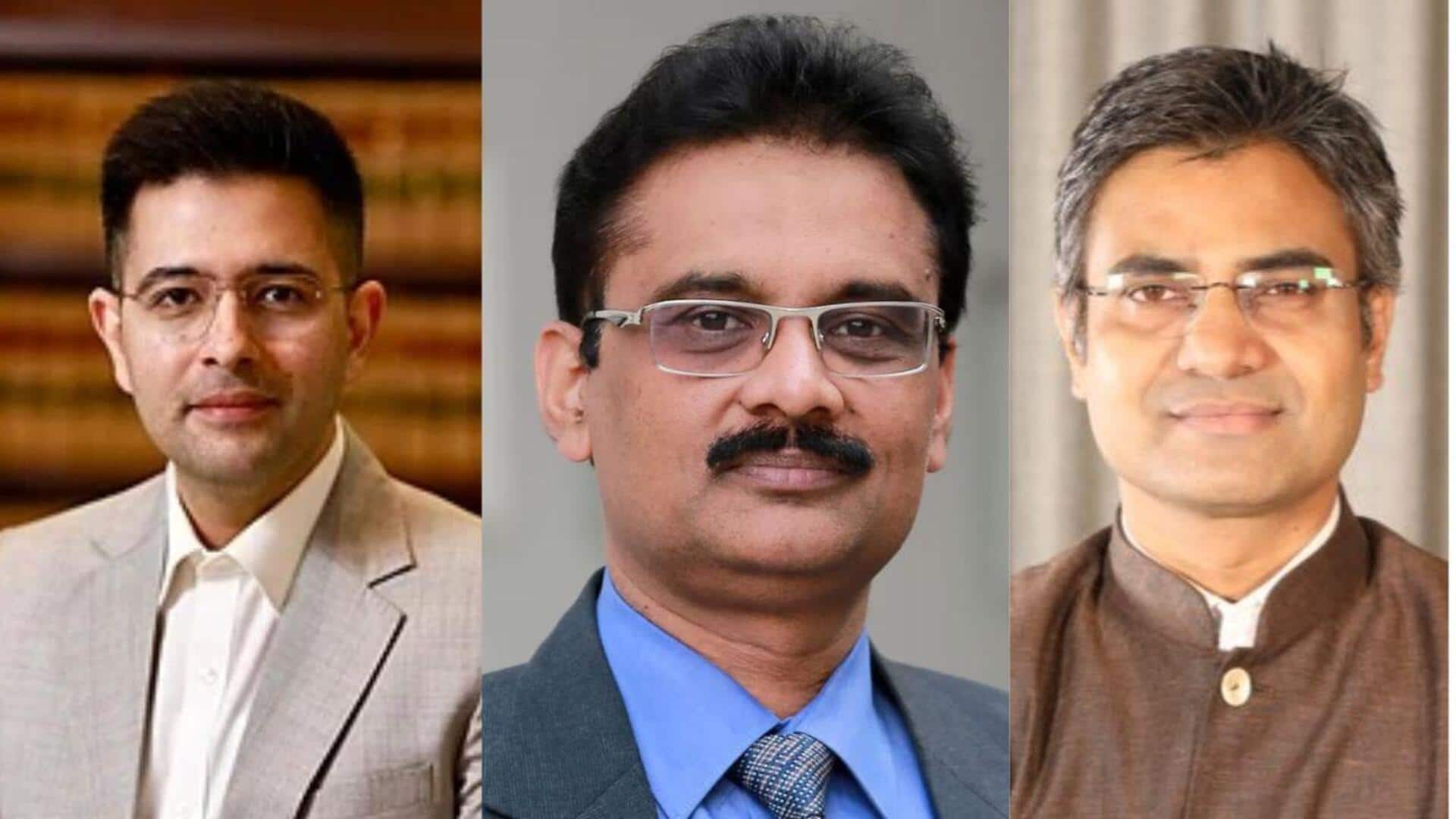 Raghav Chadha, Sandeep Pathak, Ashok Mittal join BJP