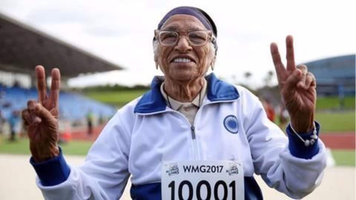 Man Kaur at 101 wins gold in 100m sprint