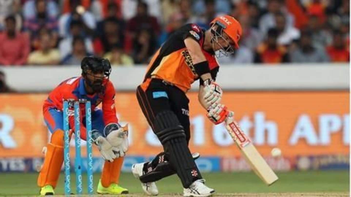 IPL: Warner leads SRH to an easy win over GL